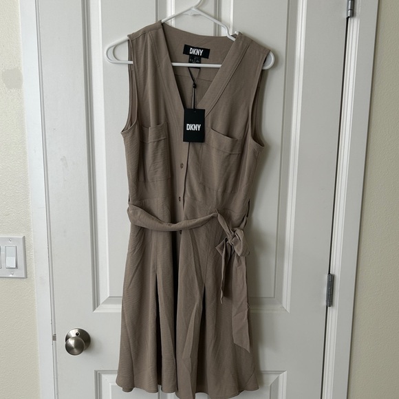 Dkny Dresses & Skirts - DKNY Women's Brown Midi Dress
